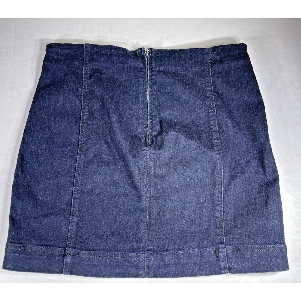 TINSELTOWN Juniors' Y2K Blue Denim Mini Skirt SZ 7 - Picture 5 of 7